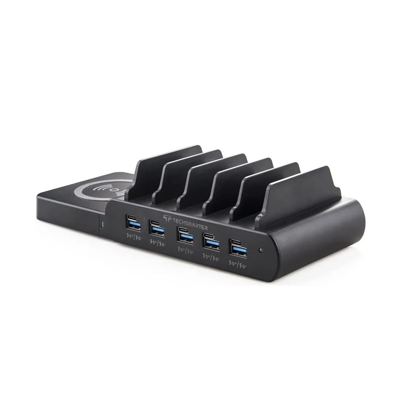 Techsmarter 11-Port Charging Station - مزود الطاقة